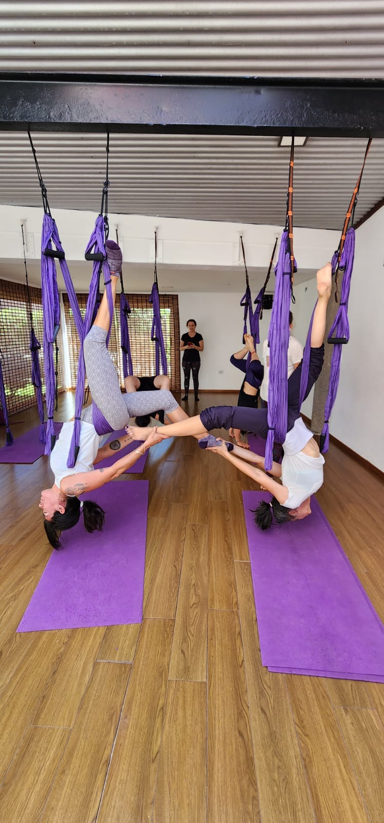 Aero Yoga en Escuela de Yoga y Ayurveda Sadhana